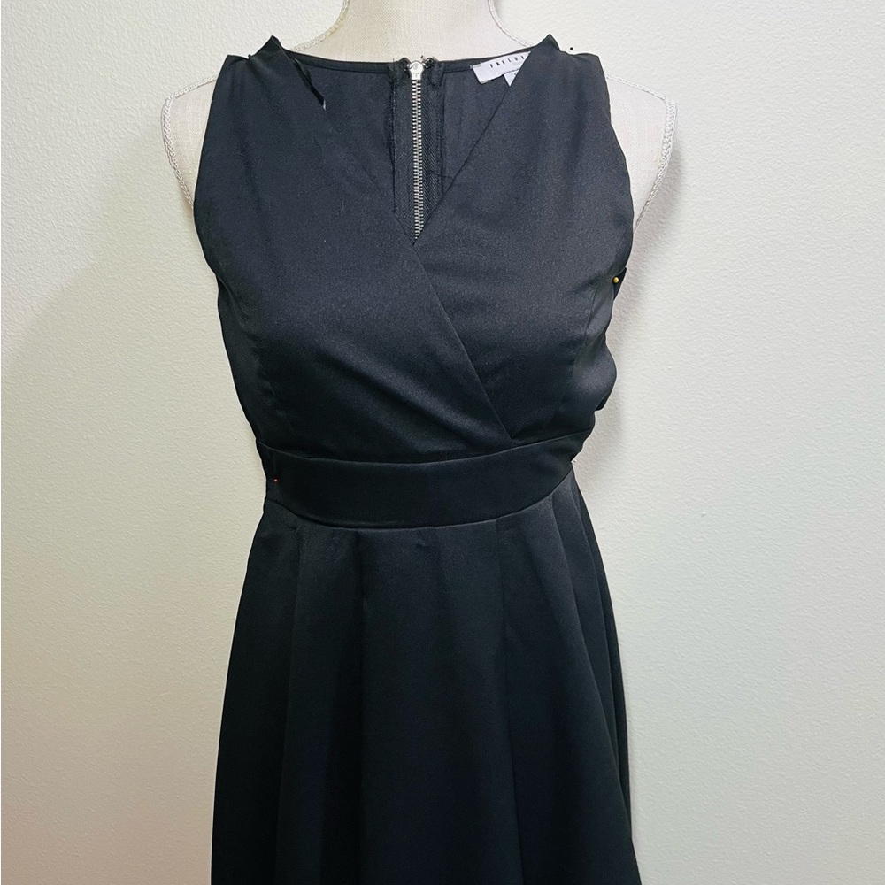 FAVLUX Beautiful and Elegant Black High Low Dress size small- never worn